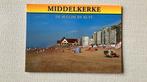 Postkaart Middelkerke oud casino en strand, Enlèvement, Non affranchie, Flandre Occidentale