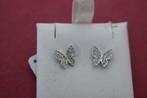 Boucle d oreille argent papillon, Enlèvement ou Envoi, Avec cristal, Argent, Argent