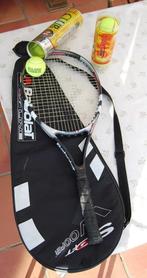 Babolat tennisracket met hoes en ballen, Racket, Gebruikt, Ophalen of Verzenden, Babolat