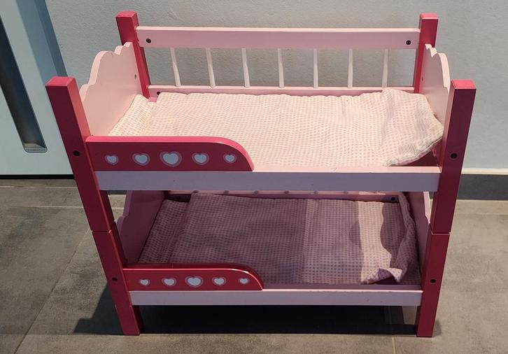 Poppenbedden 2 in 1, Kinderen en Baby's, Speelgoed | Poppen, Gebruikt, Ophalen of Verzenden