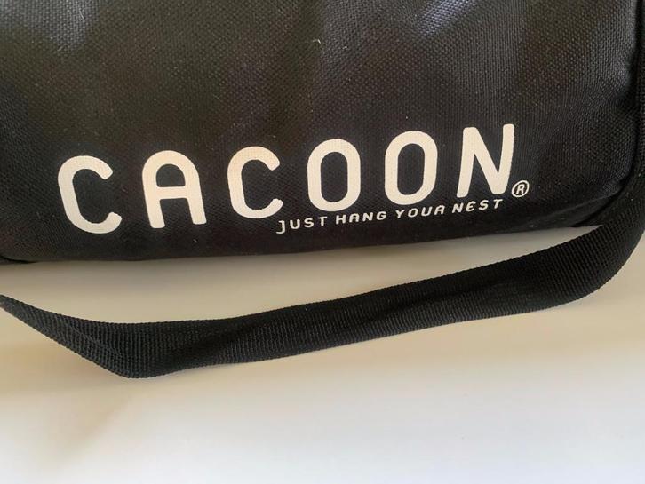 Cacoon hangtent zwart !NIEUW! In handige draagzak, Jardin & Terrasse, Hamacs, Neuf, Multi-personne, Pliable, Intérieur, Extérieur