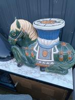 Porseleinen paard  hoogte 40 cm lengte 60 cm, Antiek en Kunst, Ophalen