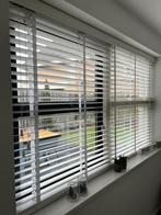 2x witte houten jaloezieën premium kwaliteit 120 L 200 B, Huis en Inrichting, Ophalen of Verzenden, Zo goed als nieuw