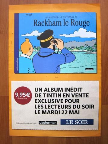 Affiche Tintin Rackam Le Rouge (2007)