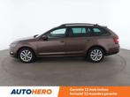 Skoda Octavia 1.6 TDI Ambition (bj 2019, automaat), Auto's, Skoda, Bruin, Leder, 1342 kg, 1598 cc