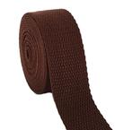 32 mm bruine katoenen handtasriem, Verzenden, Nieuw, Lint, Band of Elastiek