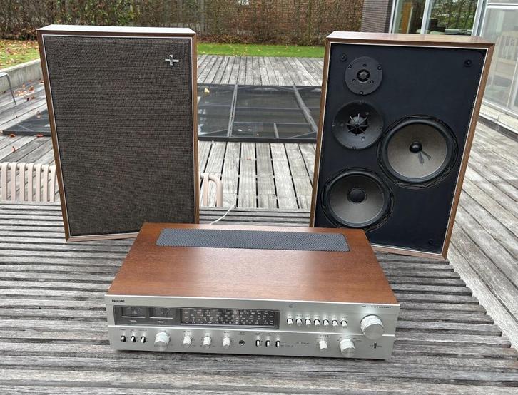 Philips 22AH487 Top luidsprekers, Audio, Tv en Foto, Luidsprekerboxen, Zo goed als nieuw, Front, Rear of Stereo speakers, 60 tot 120 watt