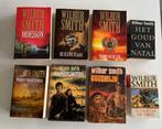 8 avonturenromans Wilbur Smith Moesson, Boeken, Ophalen of Verzenden, Gelezen