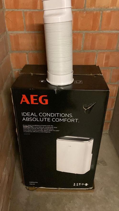 Airco AEG Chillflex Pro AXP34U338CW, Elektronische apparatuur, Airco's, Zo goed als nieuw, Mobiele airco, 60 tot 100 m³, 3 snelheden of meer