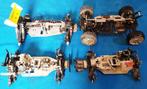 4 x Nitro chassis  om te restaureren/onderdelen, Hobby en Vrije tijd, Modelbouw | Radiografisch | Auto's, Verzenden, Gebruikt