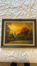 Ludo Bosmans - Kerk in de verte - Wilrijk, Antiek en Kunst, Ophalen