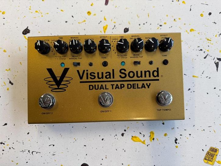 Visual Sound Dual Tap Delay, Muziek en Instrumenten, Effecten, Zo goed als nieuw, Delay of Echo, Ophalen of Verzenden