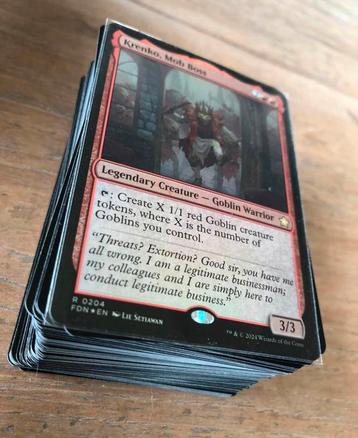 Magic the Gathering, deck : gobelins rouges, Enlèvement ou Envoi, Comme neuf, Deck game, Foil