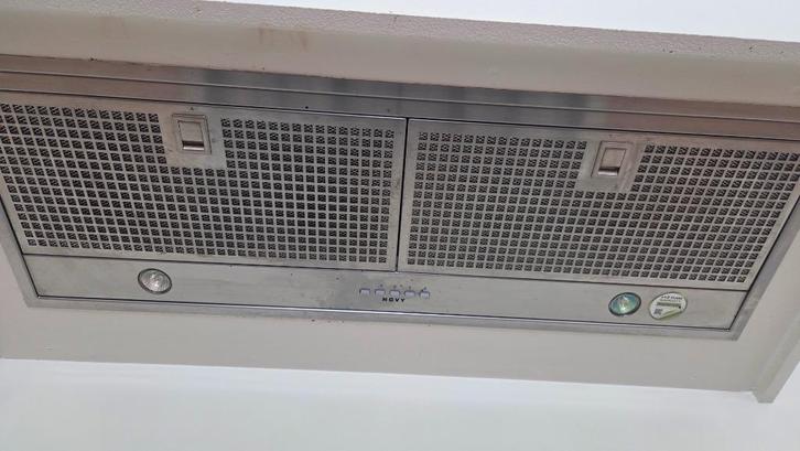 Novy afzuigkap, koolstoffilter, recycling, Elektronische apparatuur, Afzuigkappen, Gebruikt, Inbouw, Onderbouw afzuigkap, 400 tot 600 m³ per uur