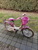 Roze kinderfiets, Fietsen en Brommers, Fietsen | Meisjes, Ophalen, Gebruikt, 16 inch