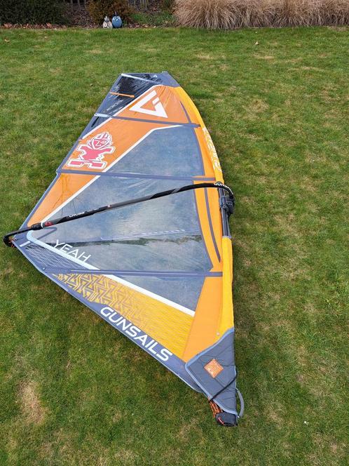 GUNSAILS 4.4 freestyle/wave windsurf zeilset, Watersport en Boten, Windsurfen, Zo goed als nieuw, Complete set, Minder dan 250 cm