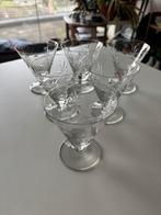 Verres à apéritif soufflés et polis., Collections, Verres & Petits Verres, Enlèvement, Comme neuf