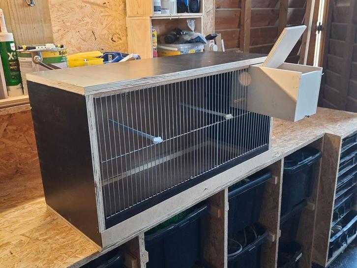 Nieuwe vogelkooien  met broedblok, Dieren en Toebehoren, Vogels | Hokken en Kooien, Nieuw, Broedkooi of Kweekkooi, Hout, Ophalen