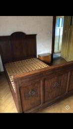 Oude twijfelaar, Huis en Inrichting, Slaapkamer | Bedden, Ophalen, Gebruikt, Bruin, Zeer oud