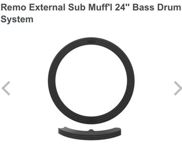 Remo External Sub Muff'l 24'' Bass Drum System