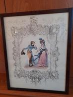 Gravure ancienne de Louis VXI et Marie Antoinette, Antiquités & Art, Enlèvement