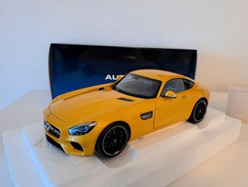 Mercedes AMG GT S AUTOART 1/18 Nieuw Geel 1/18 Nieuw beschikbaar voor biedingen