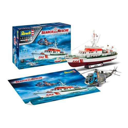 1:72 Revell Search And Rescue level 4 Nieuw met accessoires, Hobby en Vrije tijd, Modelbouw | Boten en Schepen, Nieuw, 1:50 tot 1:200