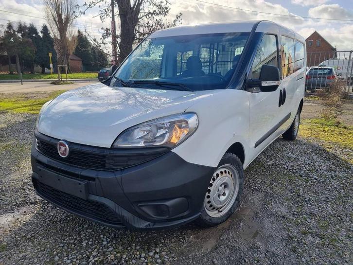 Fiat Doblo L2 long châssis 7/2017 Euro6 1.3jtd 95cv 98590KM, Auto's, Fiat, Bedrijf, Te koop, Doblo, ABS, Airbags, Alarm, Bluetooth