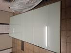 Glazen eettafel, Huis en Inrichting, Tafels | Eettafels, Ophalen, Gebruikt, 50 tot 100 cm, Glas