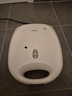 Croque/wafelijzer met verwisselbare platen, Elektronische apparatuur, Grillplaten, Ophalen of Verzenden, Gebruikt