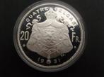 België: 4 belga 1931 FR in zilver ( PROOF) + MEDAILLESLAG, Postzegels en Munten, Verzenden, Zilver, Losse munt, Zilver