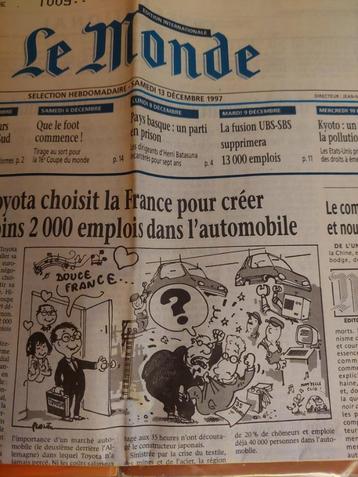 Le Monde – kranten – verzamelaars beschikbaar voor biedingen