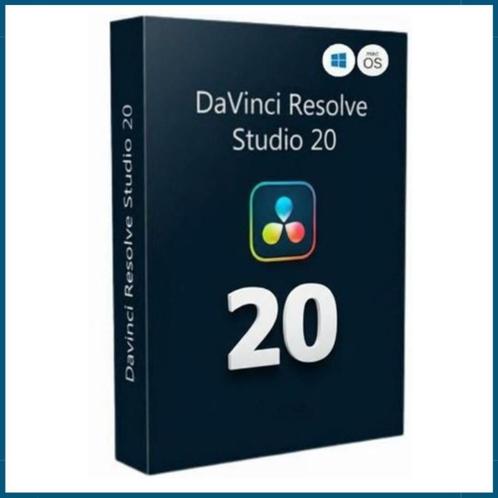 DaVinci Resolve – Studio v20 Volledige versie, Computers en Software, Audio-software, Nieuw, MacOS, Windows, Ophalen