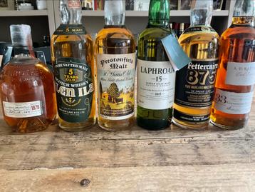 6 zeldzame oude single malt whisky’s beschikbaar voor biedingen