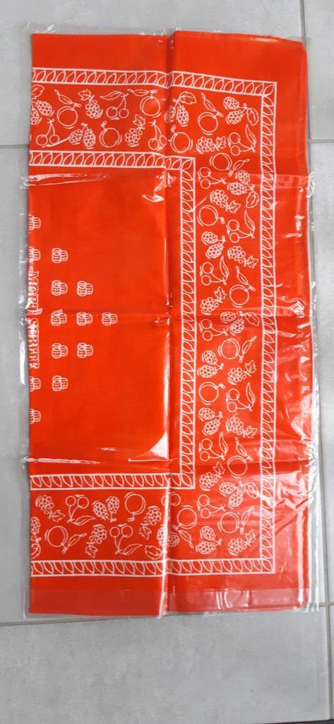 bier : Mort Subite bandana / tafeldoekje +/-53 x55cm oranje, Verzamelen, Biermerken, Nieuw, Kleding, Overige merken, Ophalen of Verzenden