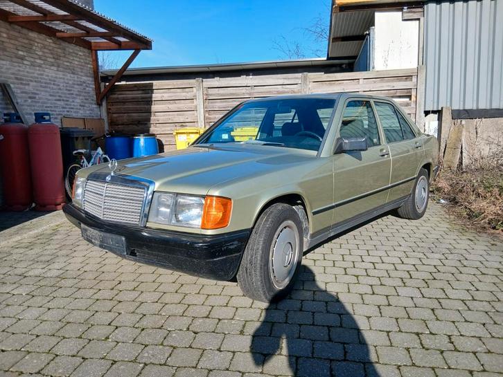 1985 Mercedes 190 2.0 benzine, Auto's, Mercedes-Benz, Particulier, Open dak, Benzine, Ophalen of Verzenden