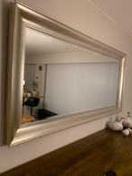 Spiegel, deco - grijs metallic, Ophalen, Zo goed als nieuw