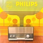 RADIO À TUBE RARE PHILIPS PHILETTA B2D53A AVEC FM NOIRE, Antiquités & Art, Envoi