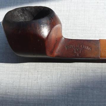 Vintagepijp "'Bruyere Extra" uit hard wortelhout.  beschikbaar voor biedingen