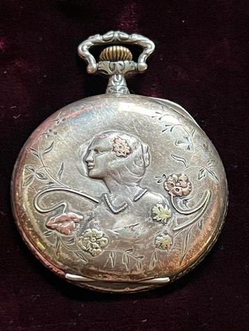 Antiek Ariston Non-Magnetic  Art Nouveau silver plated beschikbaar voor biedingen