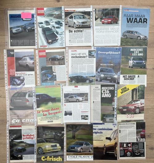 MERCEDES C36 AMG & MERCEDES C43 AMG - ARTIKELS, Boeken, Auto's | Folders en Tijdschriften, Mercedes, Ophalen of Verzenden