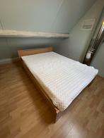 Dubbelbed met matras, Huis en Inrichting, Ophalen, Gebruikt, Tweepersoons