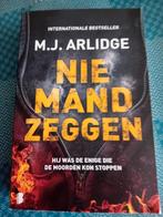 M.J.Arlidge Niemand zeggen, Comme neuf, Enlèvement