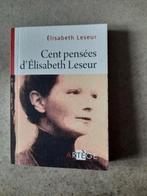 Cent pensées d'Elisabeth Leseur par Elisabeth Leseur, Livres, Comme neuf, Enlèvement ou Envoi