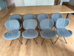 8 grijze stoelen Zuiver, Huis en Inrichting, Ophalen, Gebruikt, Vijf, Zes of meer stoelen, Modern