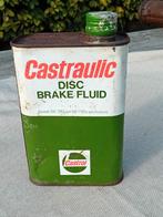 zeer zeldzaam olieblik CASTRAULIC Disc Brake Fluid, Verzamelen, Blikken, Ophalen of Verzenden, Gebruikt