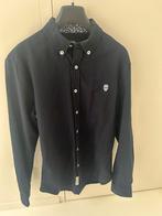 Donkerblauw hemd - Black & Gold - medium, Blauw, Halswijdte 38 (S) of kleiner, Ophalen of Verzenden, Zo goed als nieuw