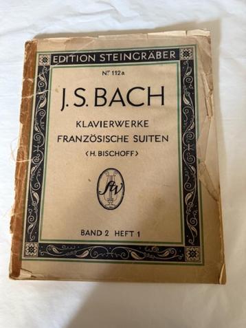 Bach, Französische suiten Band II Heft 1 beschikbaar voor biedingen