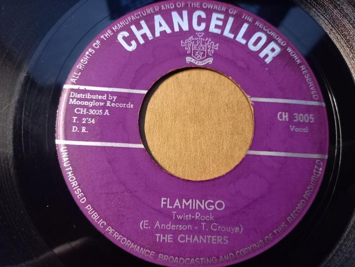 The Chanters – Flamingo / Oh Marie '7, Cd's en Dvd's, Vinyl Singles, Gebruikt, Single, Overige genres, 7 inch, Ophalen of Verzenden