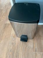 Pedaalemmer brabantia, Huis en Inrichting, Ophalen, Inox, Gebruikt, Met pedaal